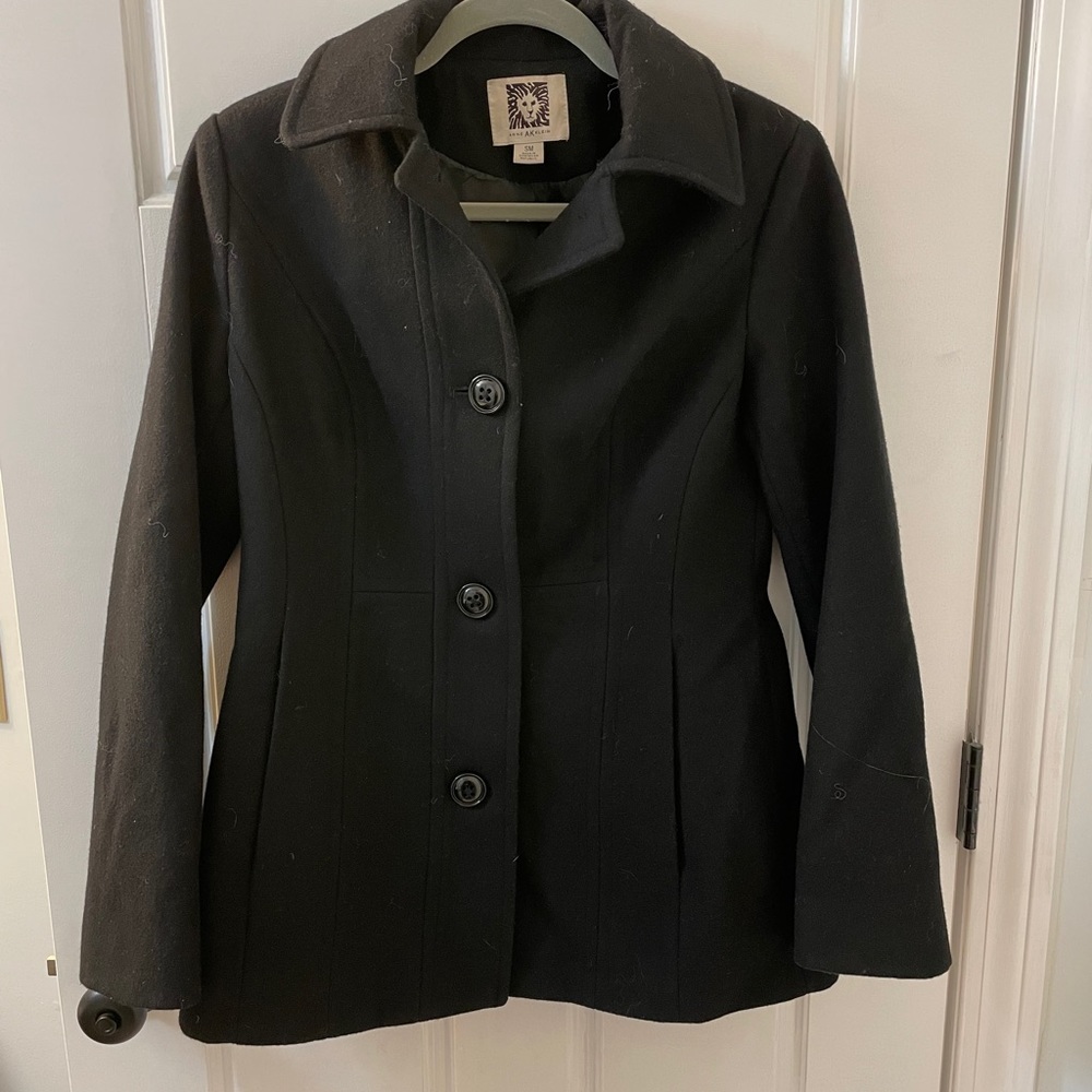 Black Pea coat